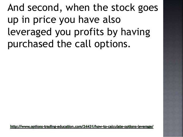Options trading leverage