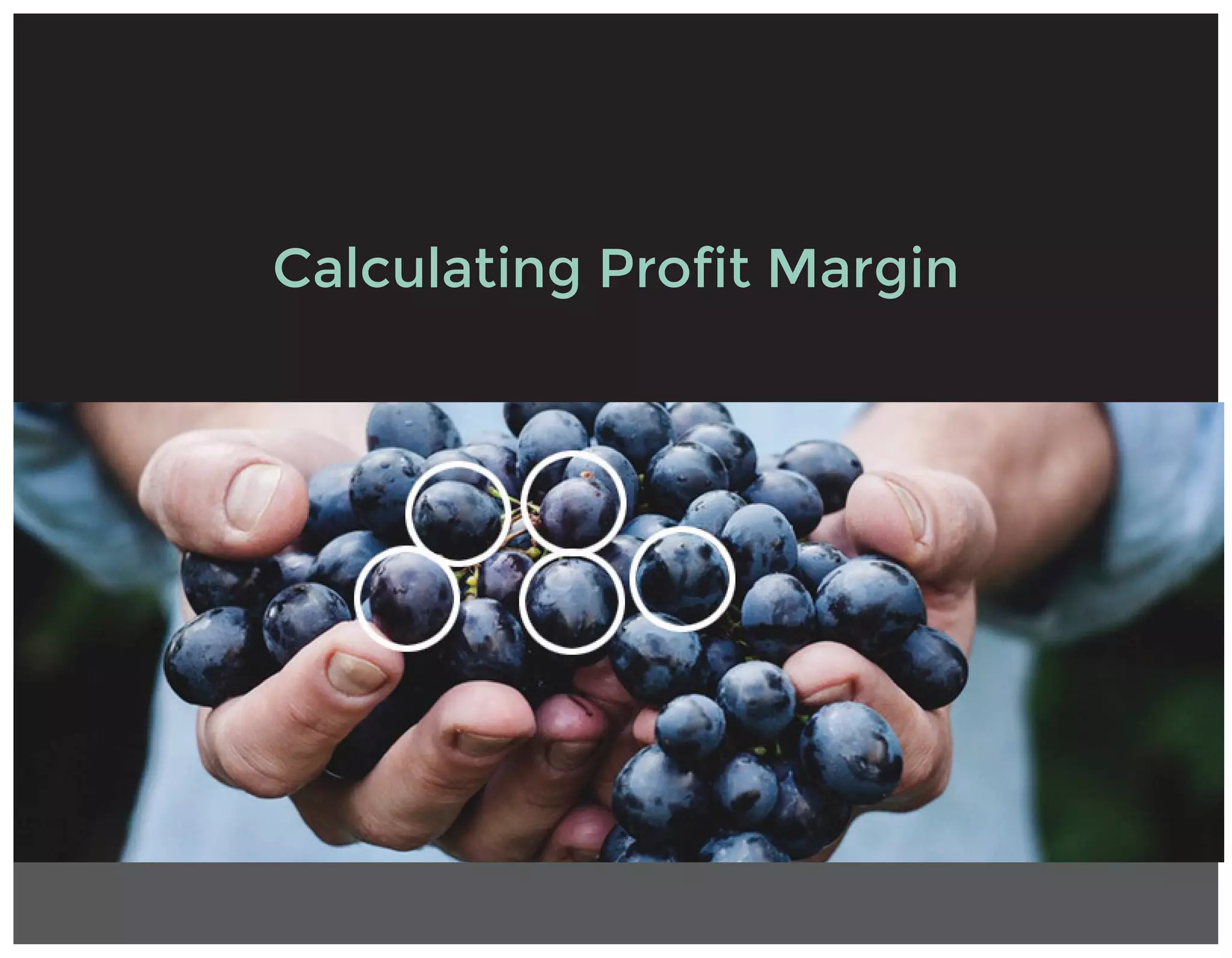 Calculating Profit Margin
 