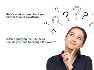 A Surprising Way to Change the World (in 5.5 Easy Steps)