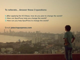 A Surprising Way to Change the World (in 5.5 Easy Steps)