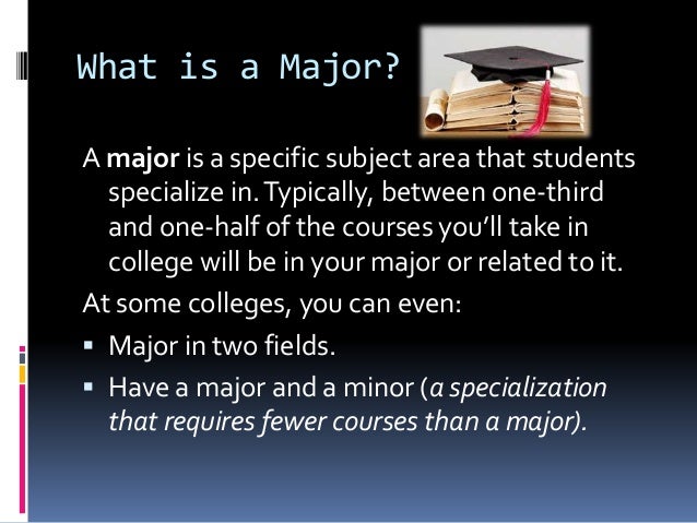 how to pick a major
