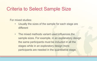 How to choose a sample | PPTX