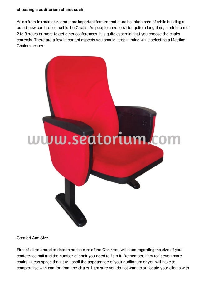 Choosing A Meeting Chair Such As Comfort And Dimension