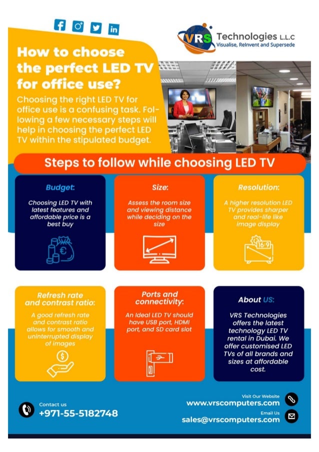 How to Choose the Perfect LED TV for Office Use?