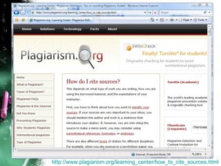 http://www.plagiarism.org/learning_center/how_to_cite_sources.html 