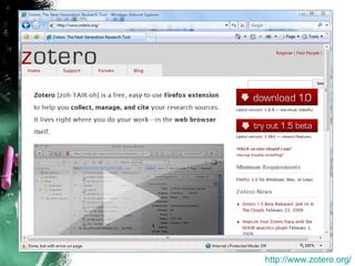 http:// www.zotero.org / 