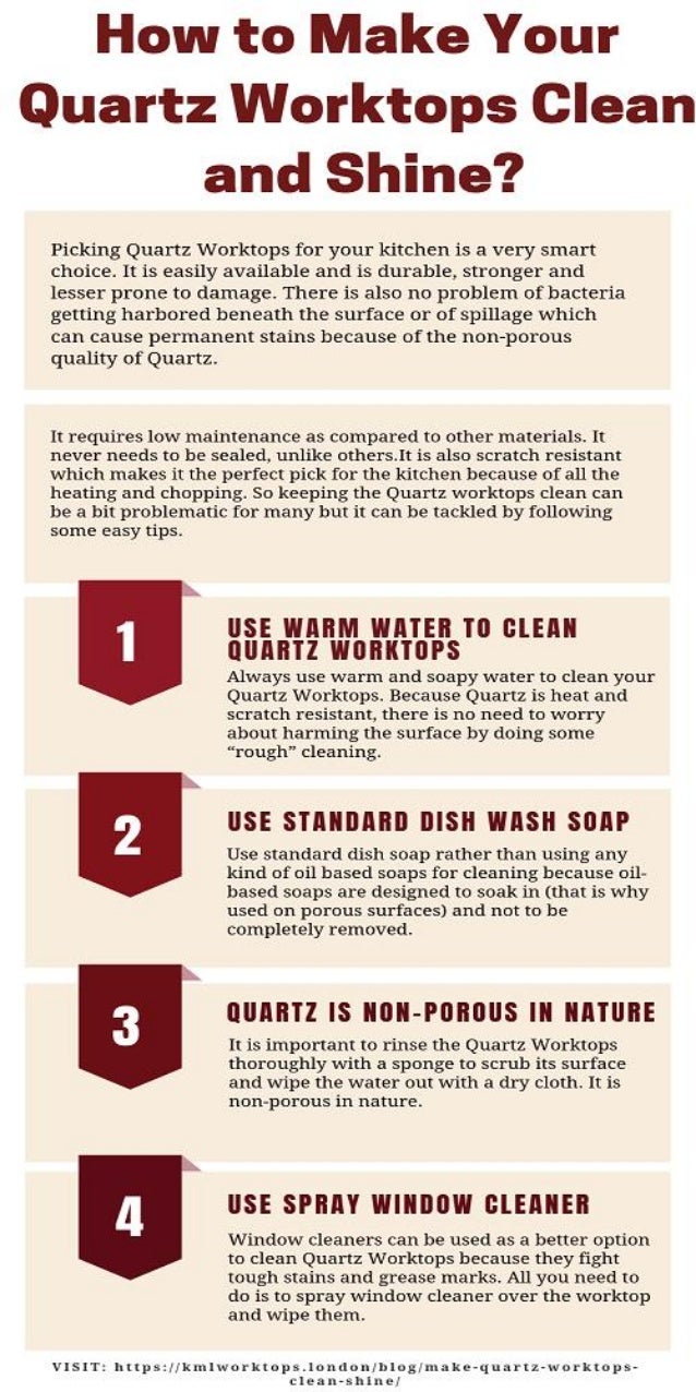 How To Make Your Quartz Worktops Clean and Shine?