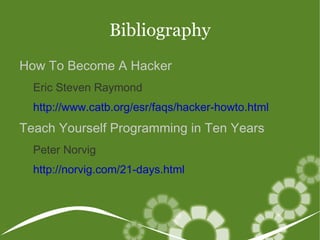 Learn few scripting language like bash, perl etc.