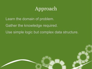 Create a programming environment around.