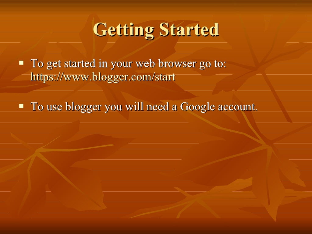 How To Create A Blog