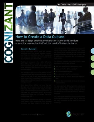 How to Create a Data Culture | PDF