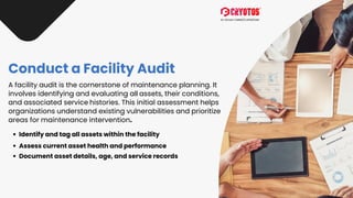 How to Create a Facility Maintenance Plan? | PDF