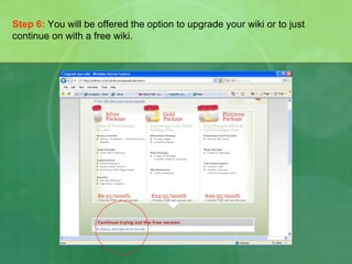 How To Create A Wiki | PPT