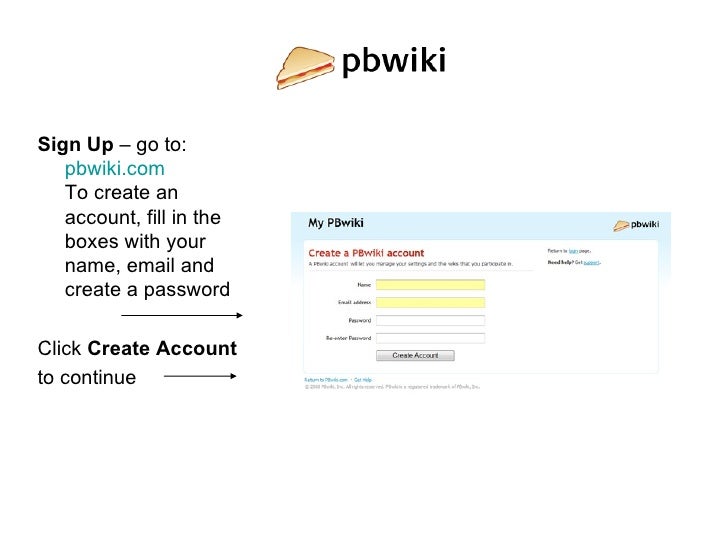 How to create a wiki using PBWiki