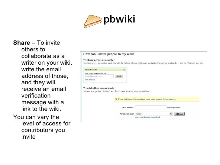 How to create a wiki using PBWiki
