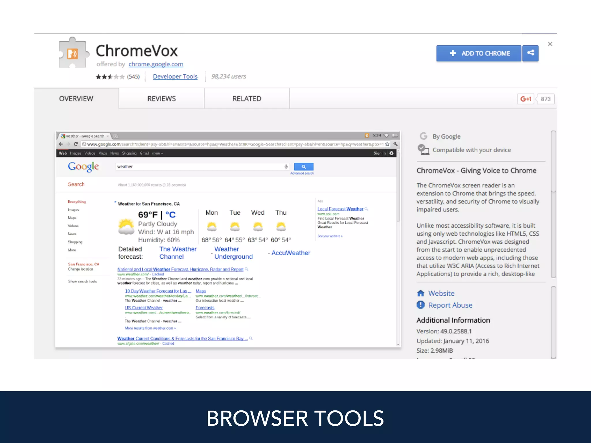 BROWSER TOOLS
 