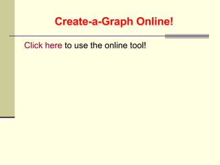 Create-a-Graph Online!   <ul><li>Click here  to use the online tool! </li></ul>