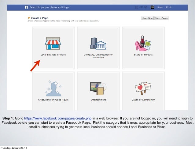 how to create a facebook business page facebook business page design