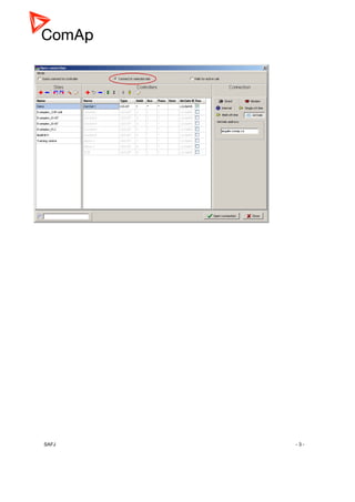 how to create scada offline with comap applications | PDF