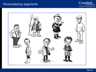 Personalising segments Page  