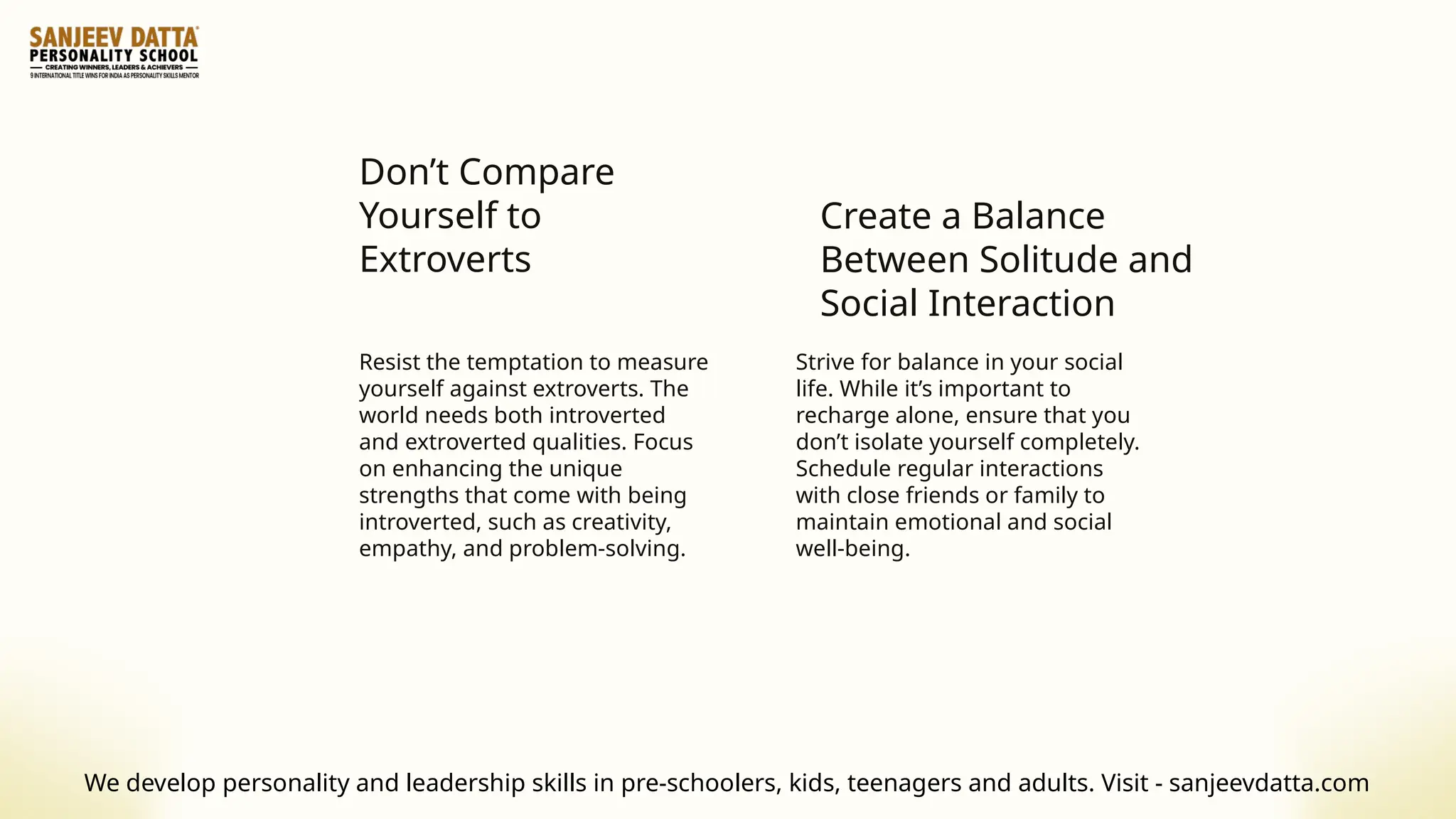 How to Deal with Introverism for Career? | PPTX
