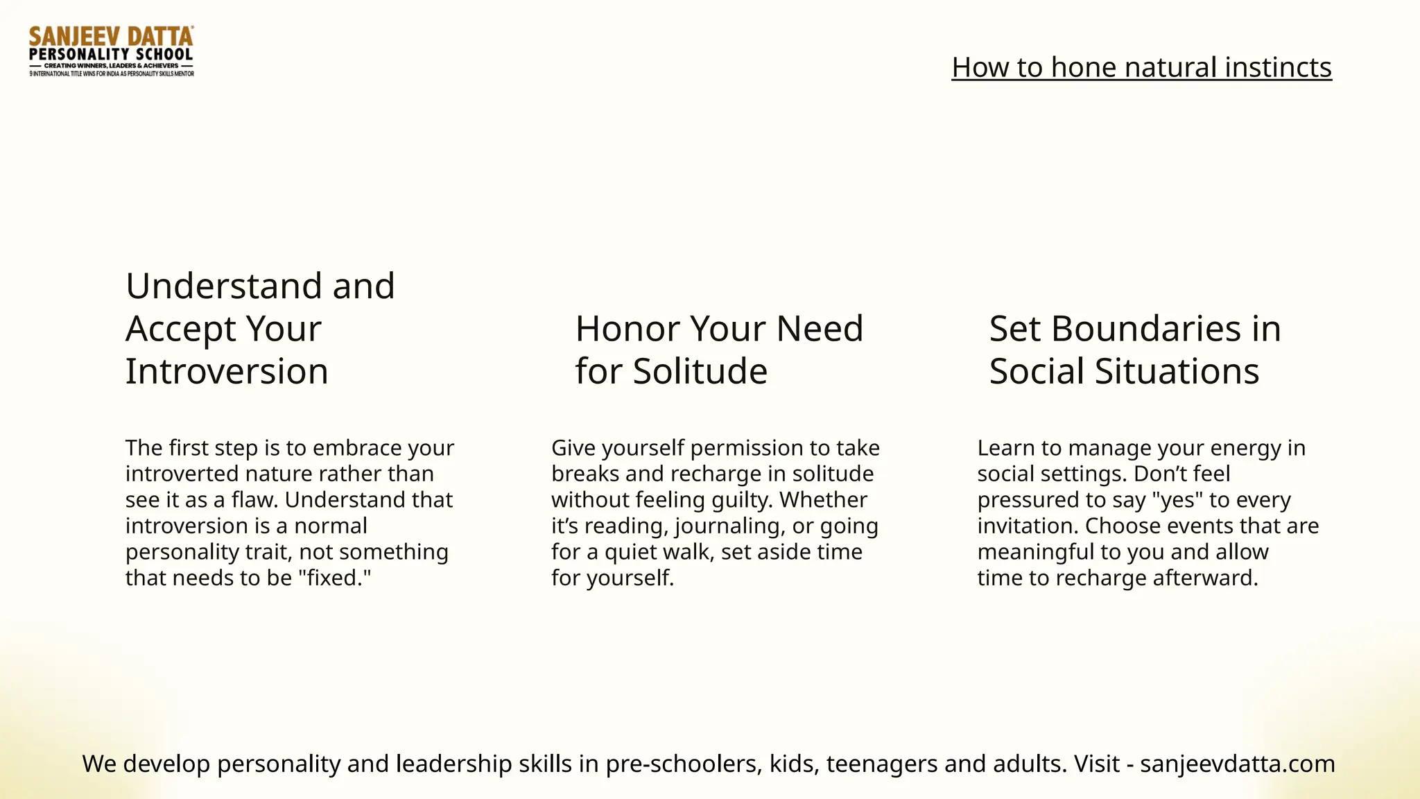 How to Deal with Introverism for Career? | PPTX