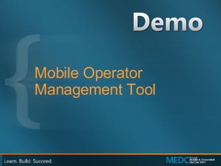 Mobile Operator Management Tool 