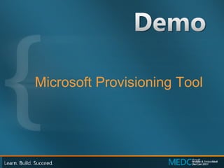 Microsoft Provisioning Tool 