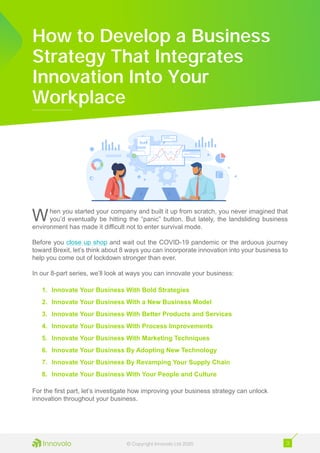 How to Develop a Business Strategy that Integrates Innovation into Your ...