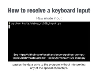 How to develop a rich terminal UI application | PPT