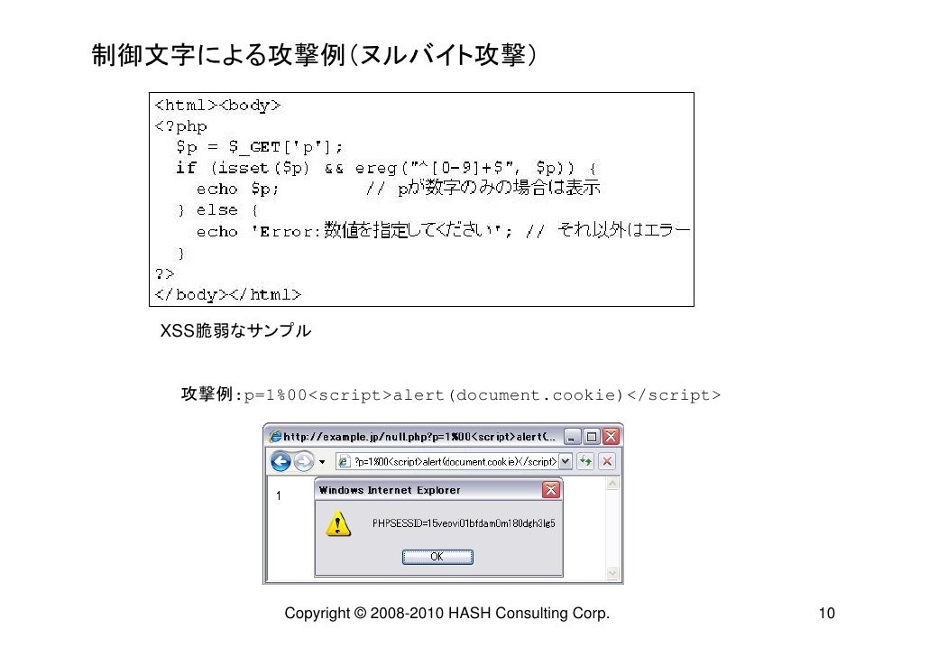 今日こそわかる 安全なwebアプリの作り方2010