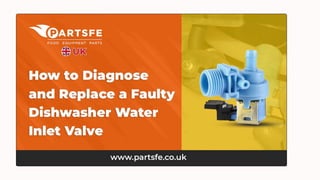 Diagnosing and Replacing a Faulty Water Inlet Valve in Your Dishwasher