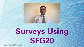 SFG20 Asset Data Collection Surveys - Mobile Facilities Management