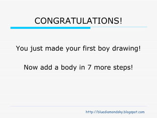 How To Draw A Boy The Easy Way