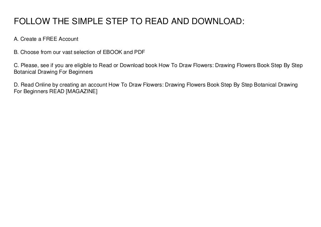 PDF) How To Draw Flowers Drawing Flowers Book Step By