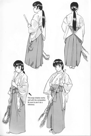 This large shadow works
well with the composition.
Be sure to use it as a
reference.
 