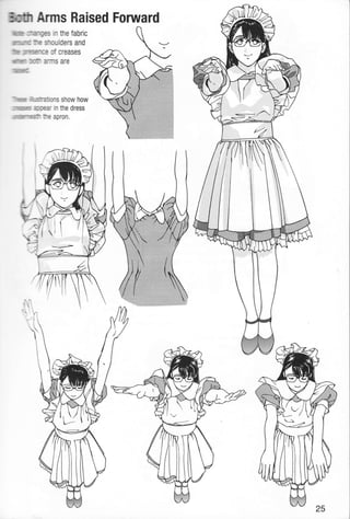 $dmffi Arms Raised Forward
*,,,,,r* ,-,:-,18S n the fabfiC
iifl- -,*: :i: s'oulders and
lltrr :'?:r-,.e of cfeaSeS
ilr-tF,t :r:: iTnS afe
Lillill'Il'-
' ri#*nr -rS:eiCnS ShOW hOW
li,lilrr:{ :.:,Ee.ar in the dfeSS
,l i:f'-{j:: :he apron.
 