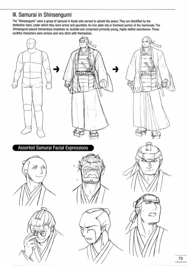 How to Draw Manga Anime Samurai Ninja Wasou Fighting Action Pose Book Art Japan