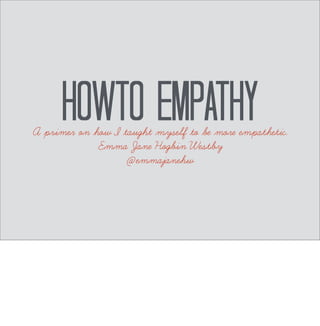 This is a Touchy 
Feely Woo woo talk. 
 