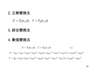 2. 正解變換法 3. 綜合變換法 4. 數值變換法 