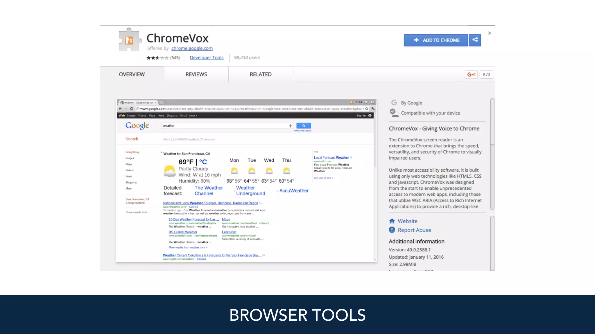 BROWSER TOOLS
 