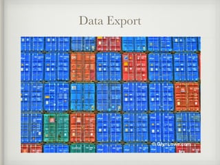 Data Export 
 