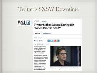 Twitter’s SXSW Downtime 
 