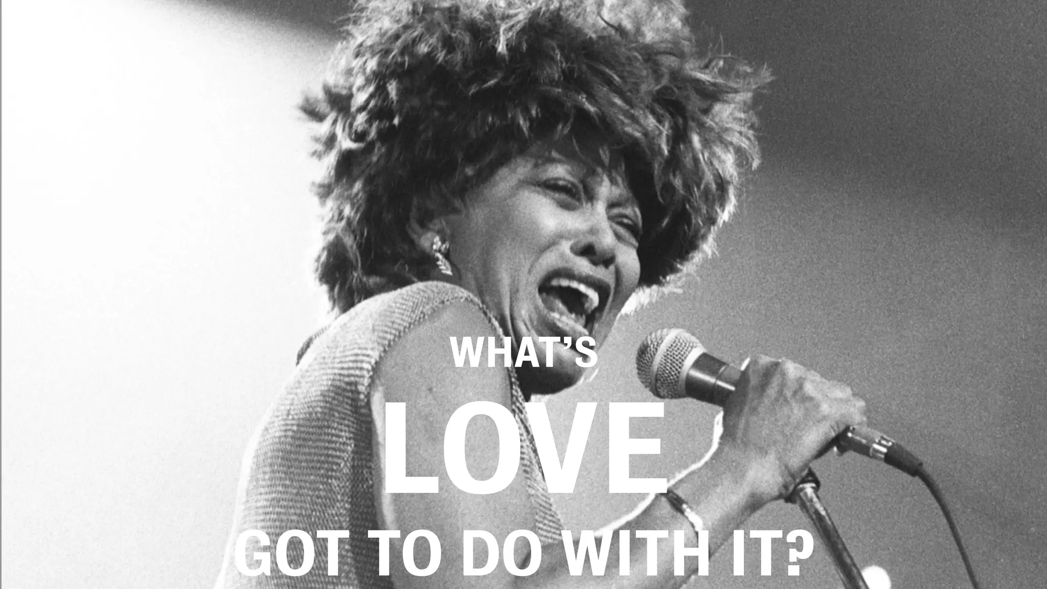 WHAT’S


    LOVE
GOT TO DO WITH IT?
 