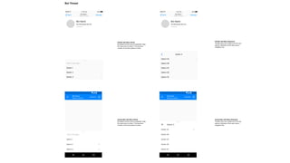 iOS Bot with Menu (Root)
By default, the bot menu is expanded. Drag
the menu down to hide it. The maximum
number of root level options is three.
Android Bot with Menu (Root)
By default, the bot menu is expanded. Drag
the menu down to hide it. The maximum
number of root level options is three.
iOS Bot with Menu (Subview)
The Bot menu can contain up to ﬁve sub-
options. Subviews of the menu have a
navigation bar.
Android Bot with Menu (Subview)
The Bot menu can contain up to ﬁve sub-
options. Subviews of the menu have a
navigation bar.
MANAGE
Replies instantly
Bot Name
12D30
Type a message...
Option 1
Option 2
Option 3
MANAGE
Replies instantly
Bot Name
12D30
Option 3E
Option 3D
Option 3C
Option 3B
Option 3A
Option 3
Category
62,438 people like this
Bot Name
Option 1
Option 2
Option 3
Send a message...
ManageReplies instantly
Bot Name
Back
100%12D00 PM
Category
62,438 people like this
Bot Name
Option 3A
Option 3B
Option 3C
Option 3D
Option 3E
Option 3
ManageReplies instantly
Bot Name
Back
100%12D00 PM
Bot Thread
 