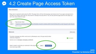 #AIYA
Presented by Atchariya Darote
4.2 Create Page Access Token
 