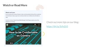 Watch or Read More
Check out more tips on our blog:
https://bit.ly/3cfvZc0
 