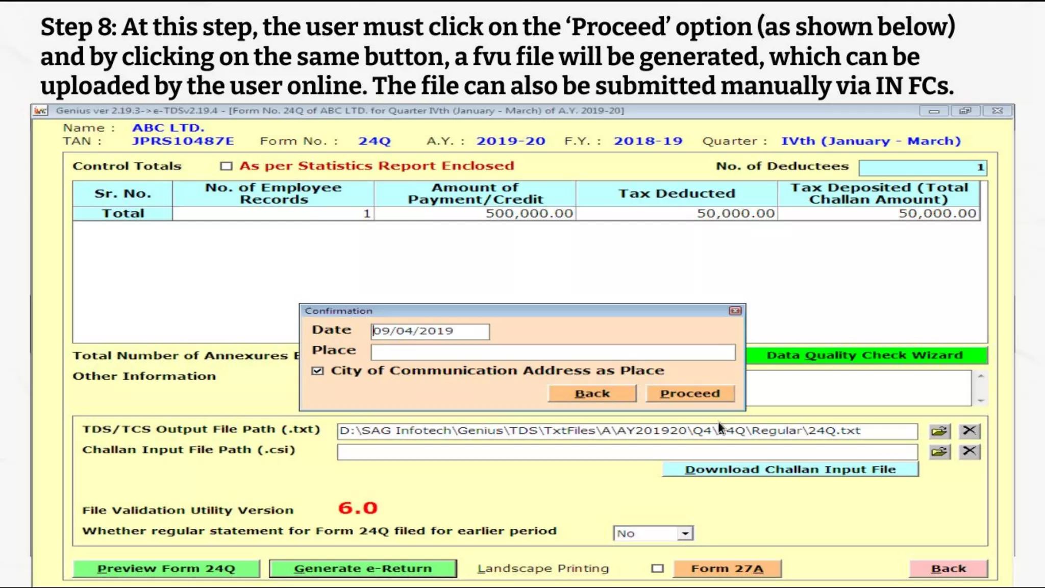 Simple Guide to Filing TDS Returns Via Using Gen TDS Software | PDF
