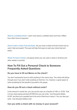 How to-fill-out-a-personal-check-to-someone
