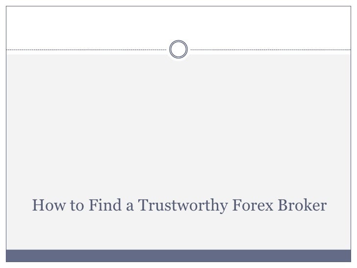 How to find forex broker